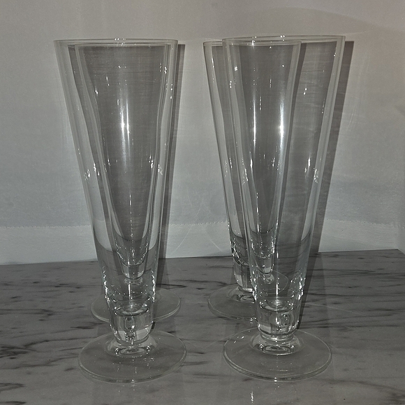 Vintage Pilsner Beer Glasses - Picture 1 of 8